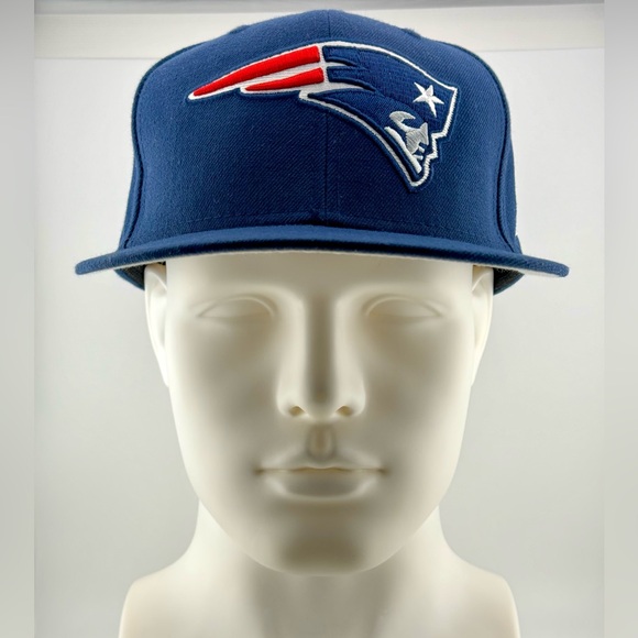 NFL Football New England Patriots Hat/Cap New Era 59Fifty Size 7 1/4 used! - Picture 1 of 16